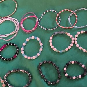 Colorful Beaded Bracelets lot